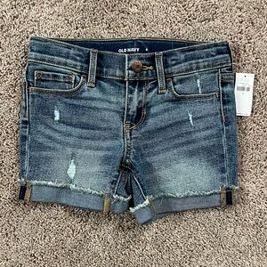 NWT Old Navy girls Jean shorts Size 6